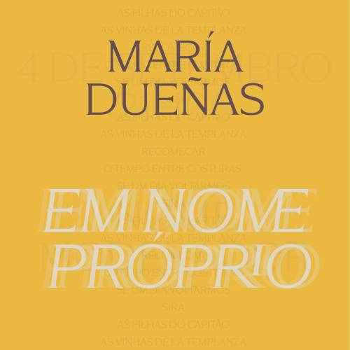 María Dueñas em Em Nome Próprio,  a rubrica intimista da Livraria Lello 